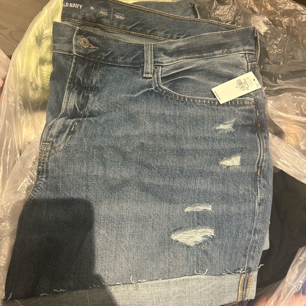 Old Navy Distressed Denim Shorts